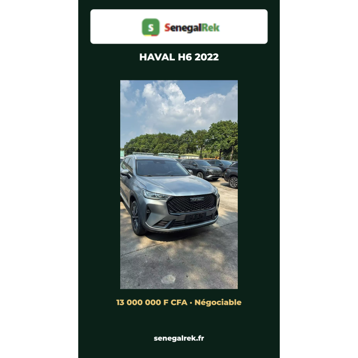 Haval H6 2022 essence automatique, à réserver