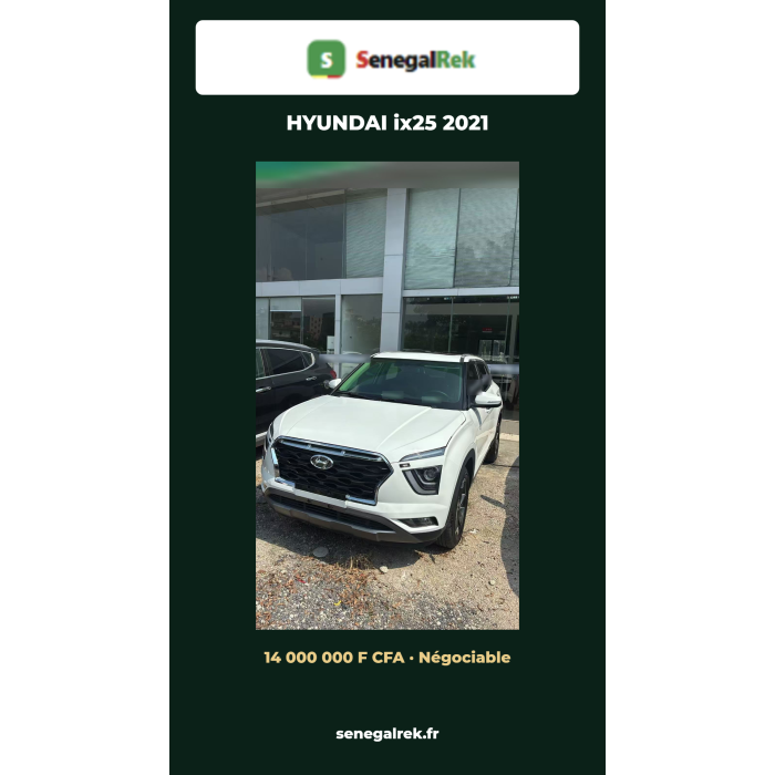 Hyundai ix25 2021 essence automatique, à réserver
