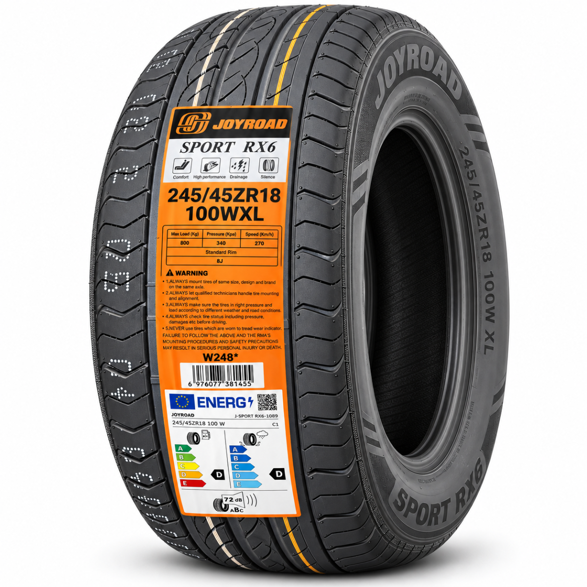 Pneu neuf JOYROAD SPORT RX6 245/45ZR18 100W XL