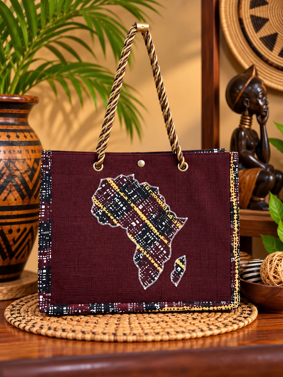  Sac Raphia & Africa  / Artisanal